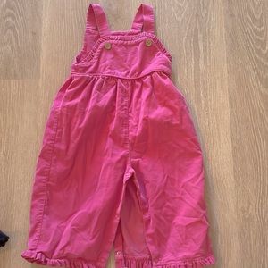 Little English corduroy overalls